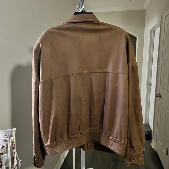 Latigo Tan Bomber Jacket - Picture 8 of 11